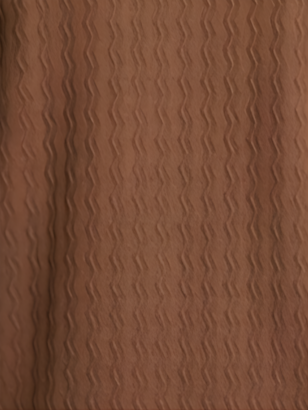 Textured Polo : Brown