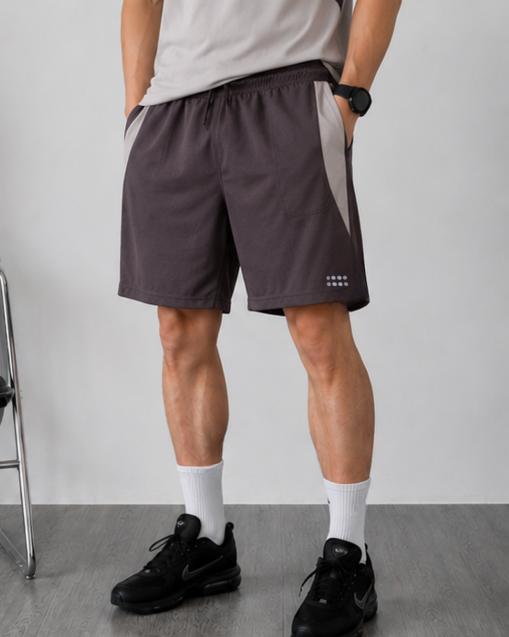 Men's Sports Co-ord Set – Be Limitless Concept | Stone Grey & Charcoal