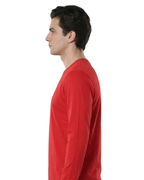 Begins Mountain Print Full Sleeve T-Shirt for Men – Black