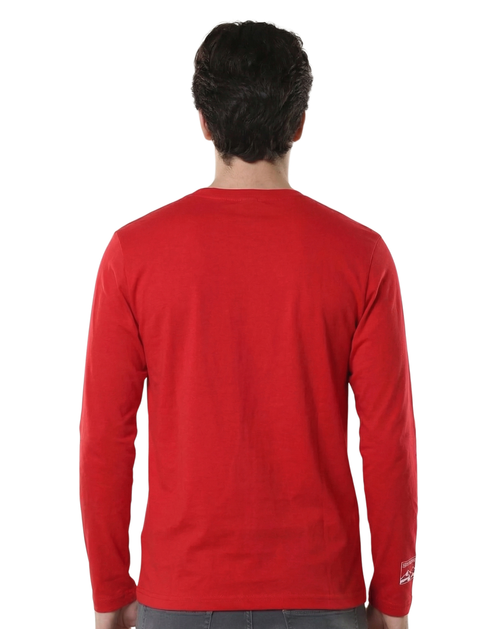 Begins Mountain Print Full Sleeve T-Shirt for Men