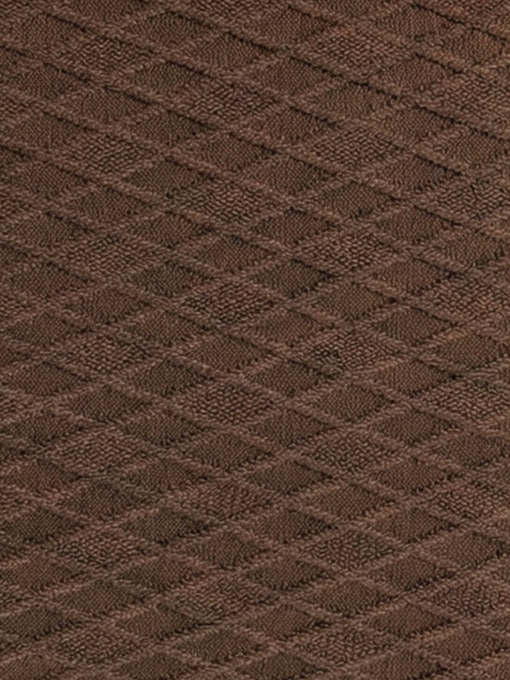 Textured Polo: Mocha Brown