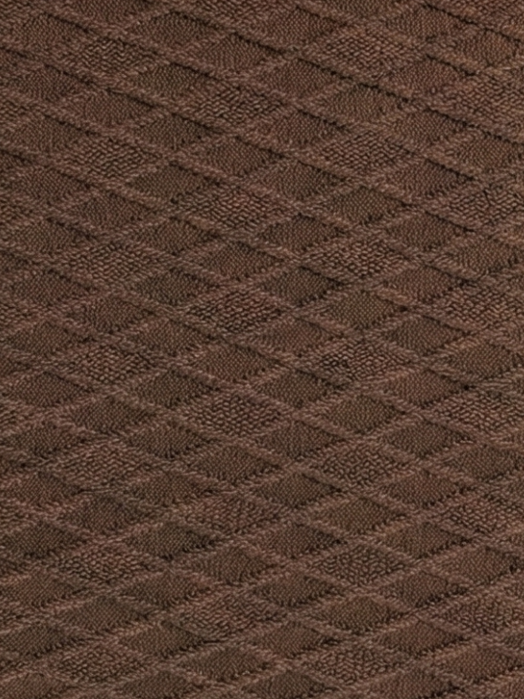 Textured Polo: Mocha Brown