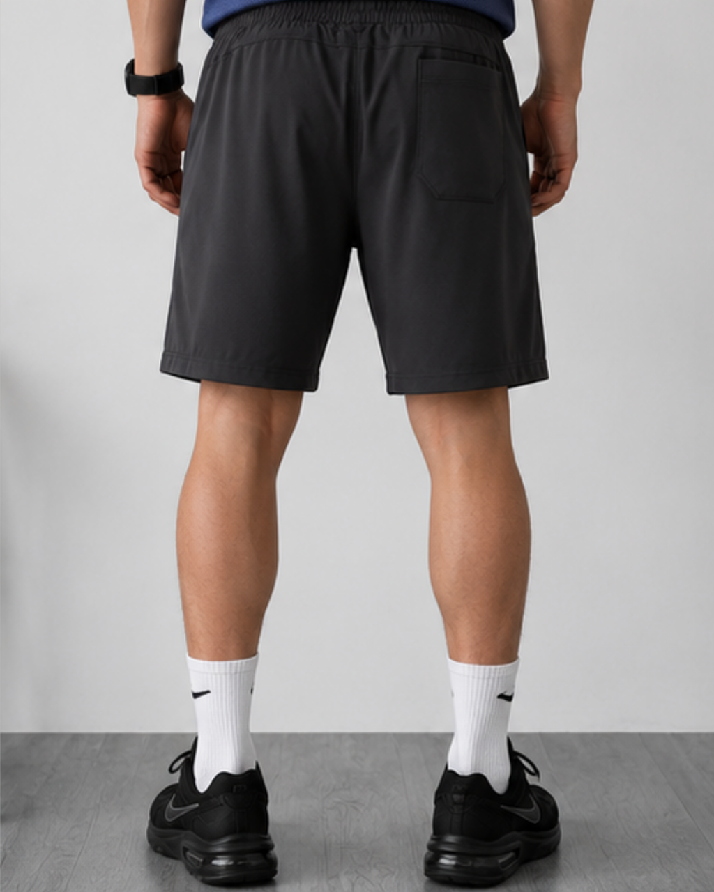 Men's Sports Co-ord Set – Winner | Navy Blue & Black