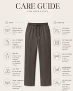 Linen Look Straight Fit Pants white