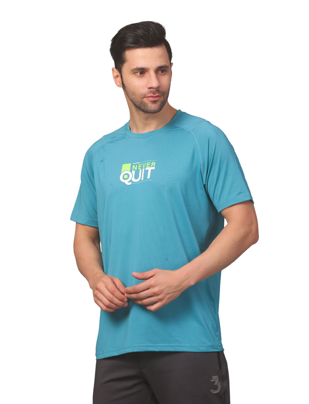 Men's Everyday Round Neck T-Shirt – Teal Green