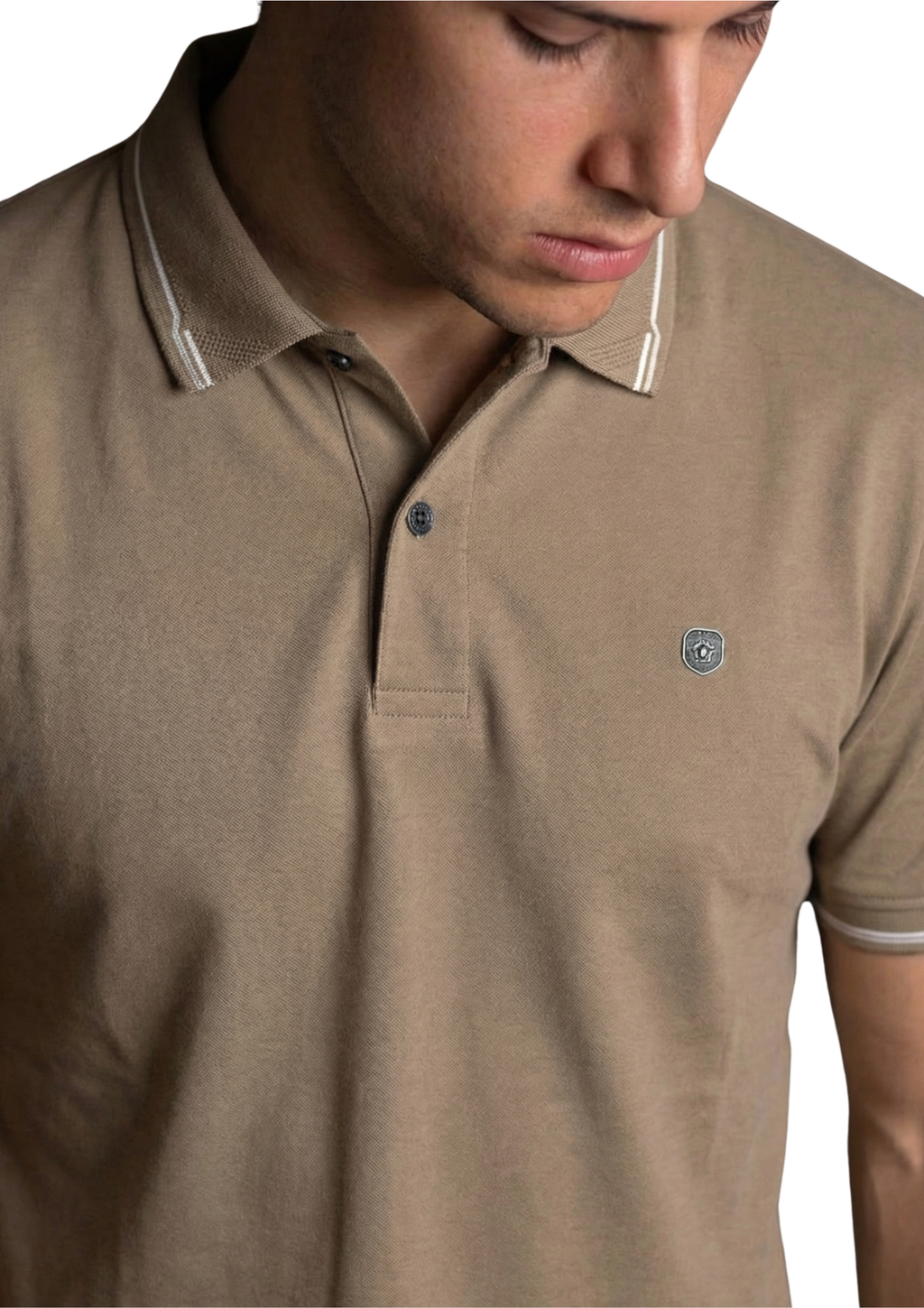 Signature beige polo