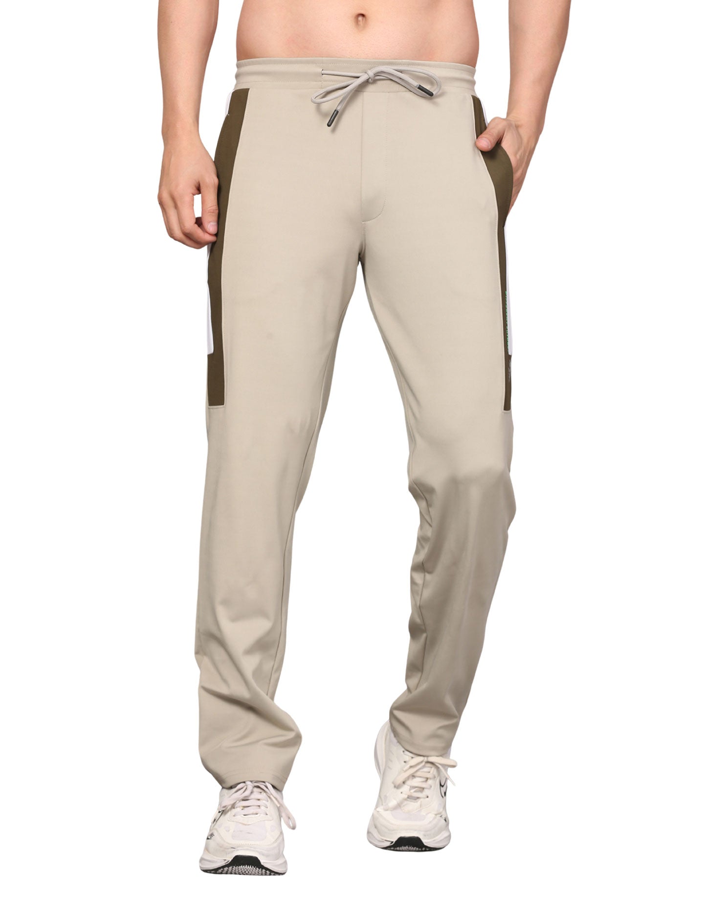 Men's Track Pants Smart Fit Joggers with Side 2 with Back 1 Pockets Active Agate Grey