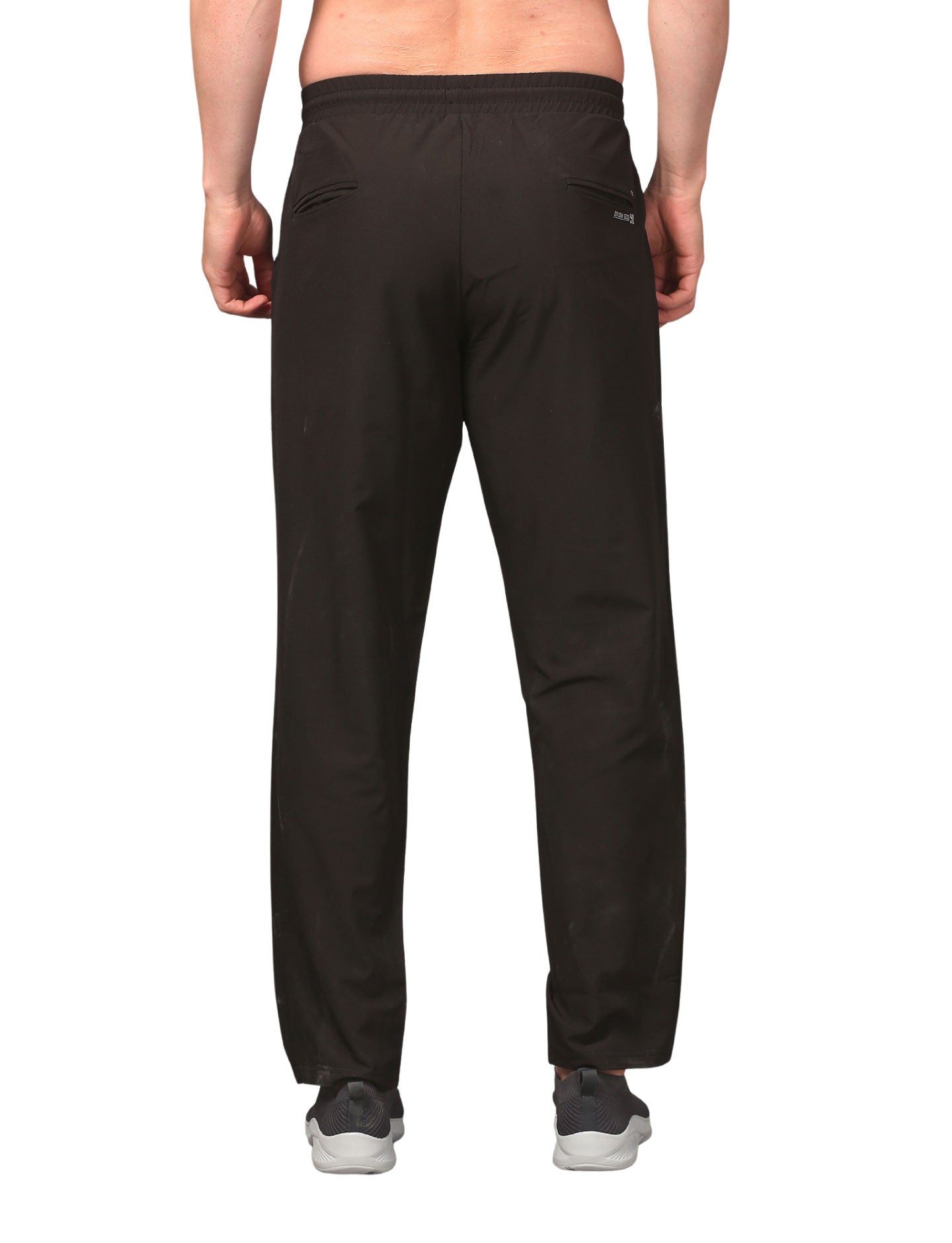 Men's Track Pants Sport Slim Fit Joggers for Gen Z with Pocket Activewear Black