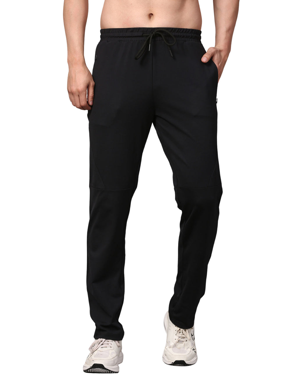 Men's Track Pants Joggers Casual Sports Gym Outdoor Activities Pach Pocket Black