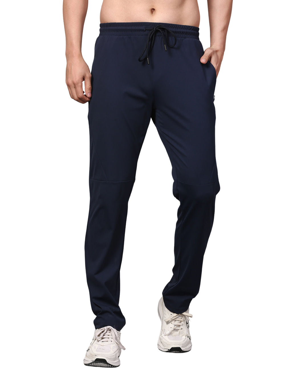 Men's Track Pants Joggers Casual Sports Gym Outdoor Activities Pach Pocket Navy