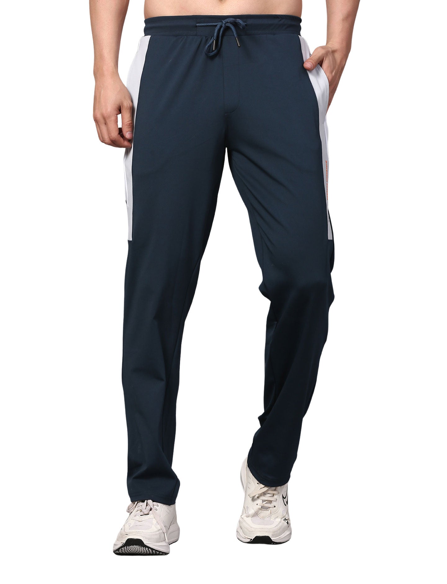 Men's Track Pants Smart Fit Joggers with Side 2 with Back 1 Pockets Active Teal