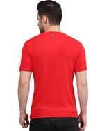 Men's Solid Crew Neck Performance T-Shirt Red