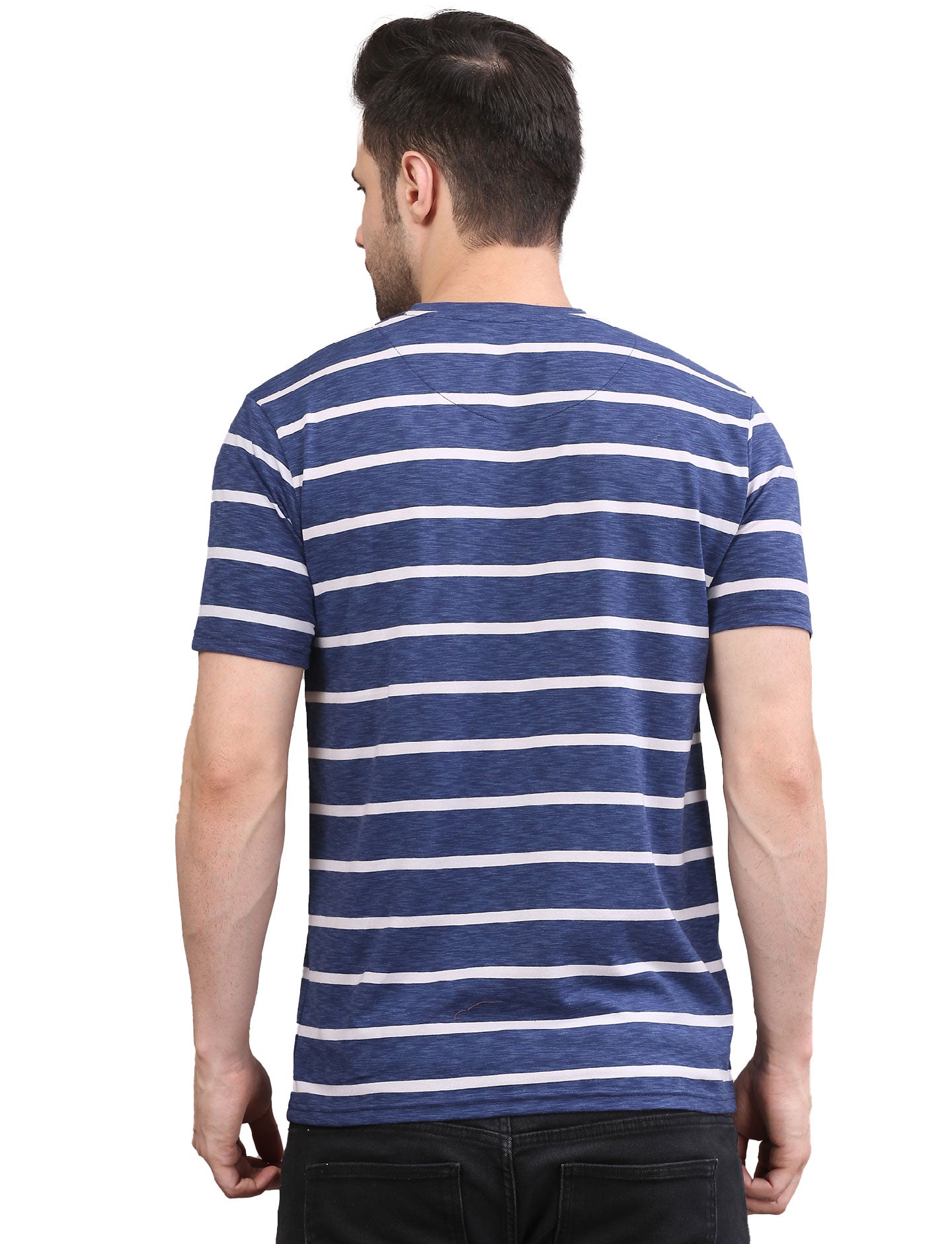 Men's Striped Crew Neck T-Shirt
