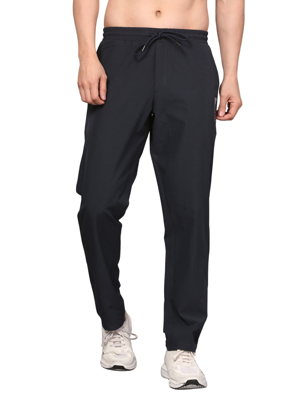 Men's Track Pants Sport Slim Fit Joggers for Gen Z with Pocket Activewear Navy Blue