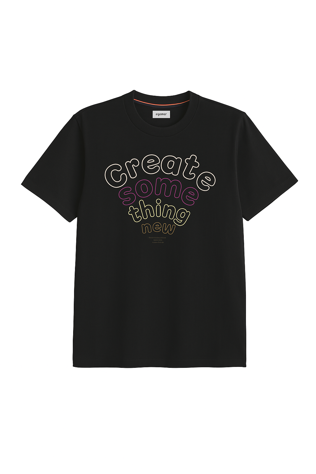 Black Oversized Graphic Tee - Unisex