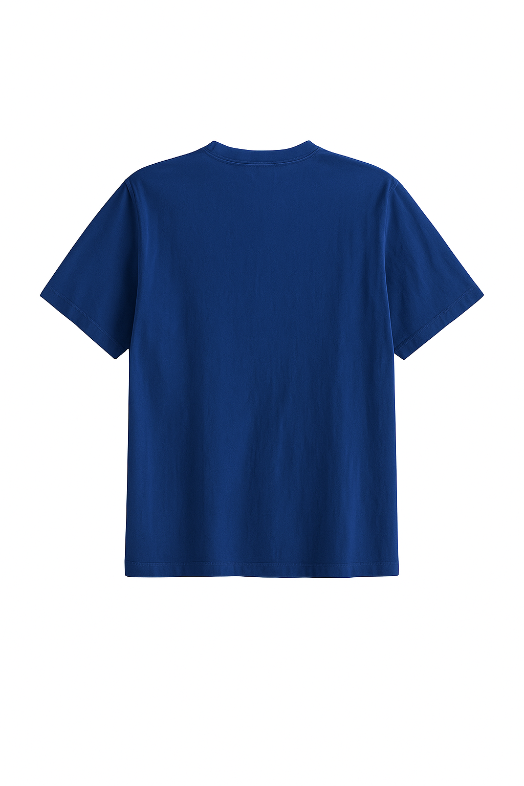 Deep Blue Playful Oversized Graphic Tee - Unisex