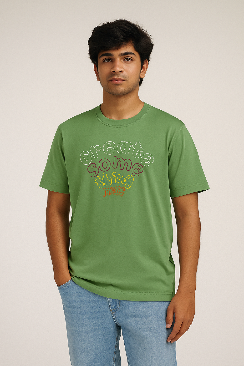 Green Oversized Graphic Tee - Unisex