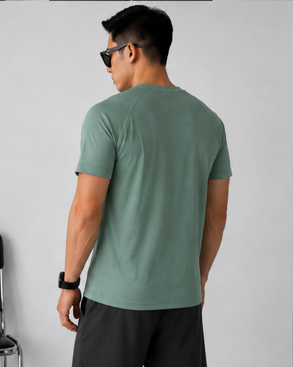 Men's Sports Co-ord Set – #Game Mode | Sage Green & Charcoal