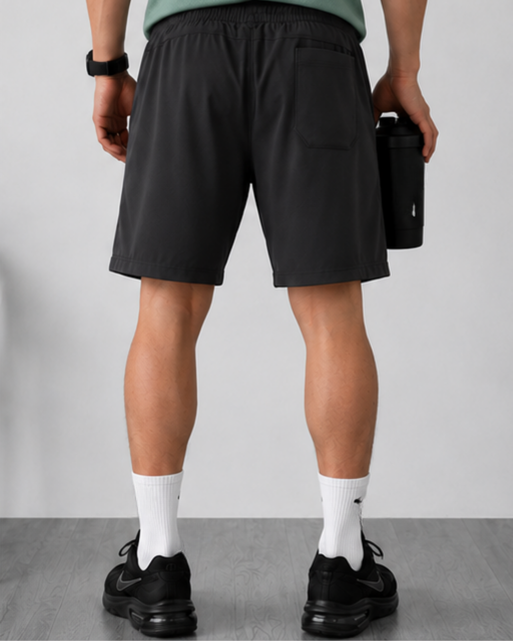 Men's Sports Co-ord Set – #Game Mode | Sage Green & Charcoal