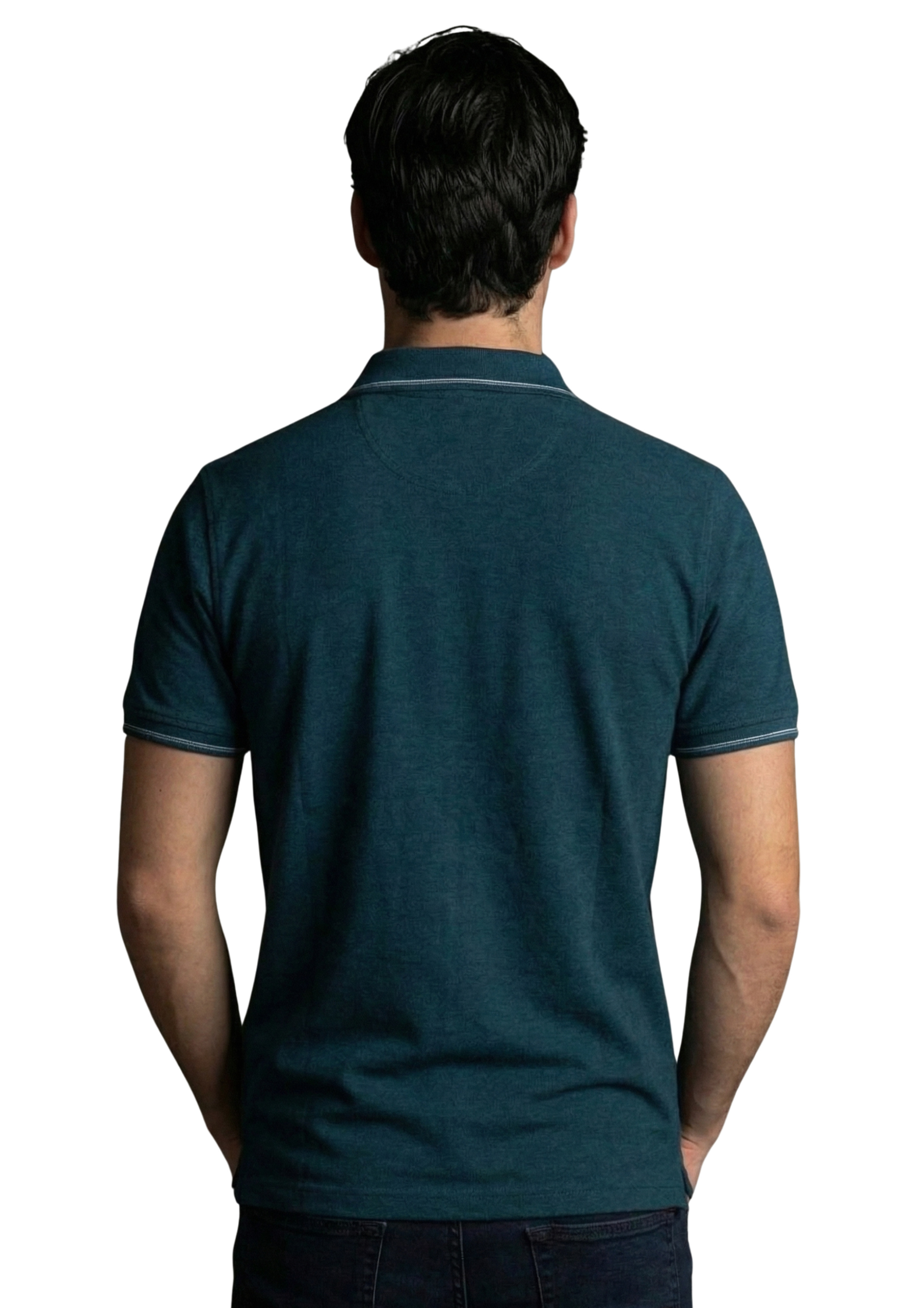 Signature teal polo
