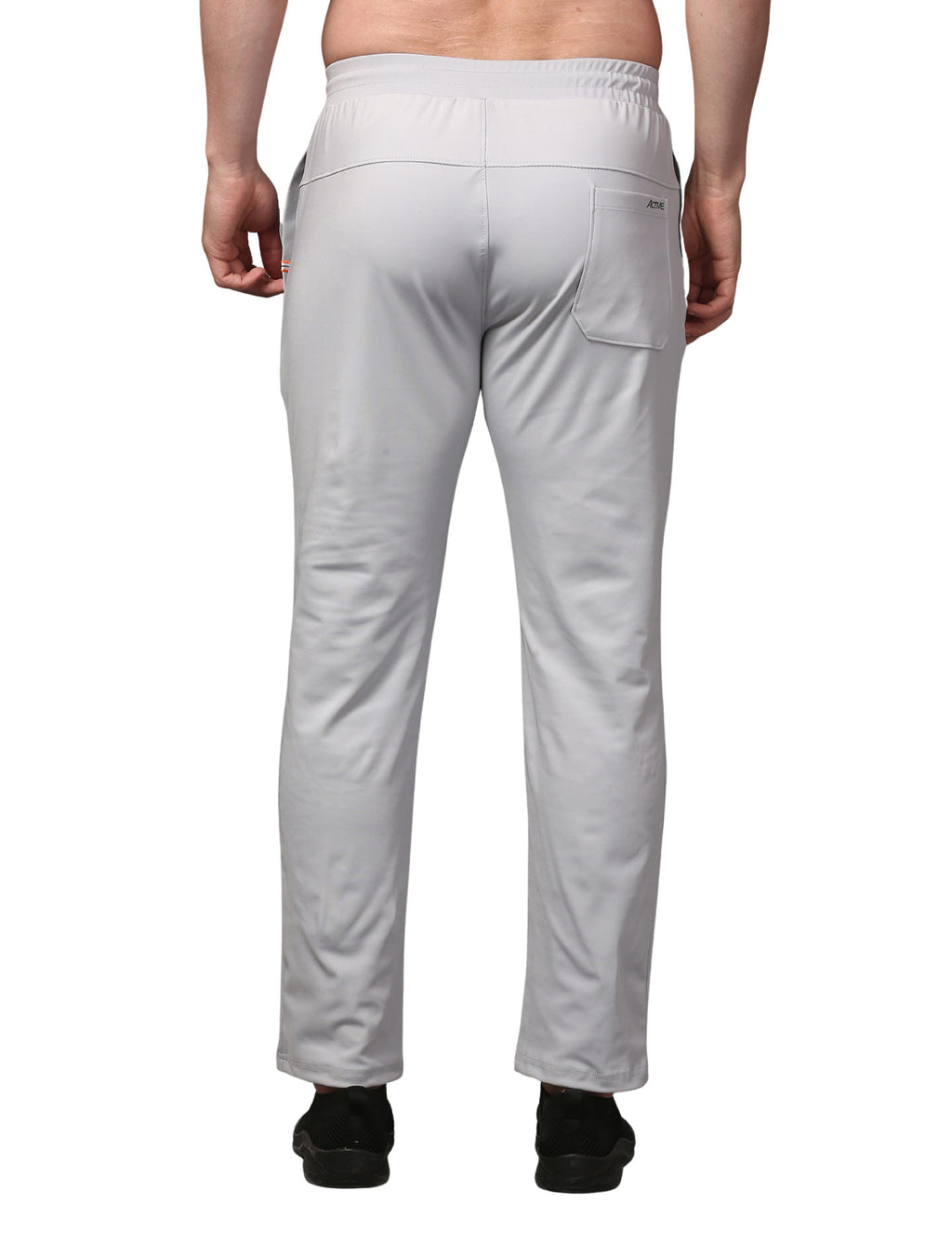 Men's Track Pants Joggers Zipper Gen Z Casual, Sports Gym Activities Light Grey