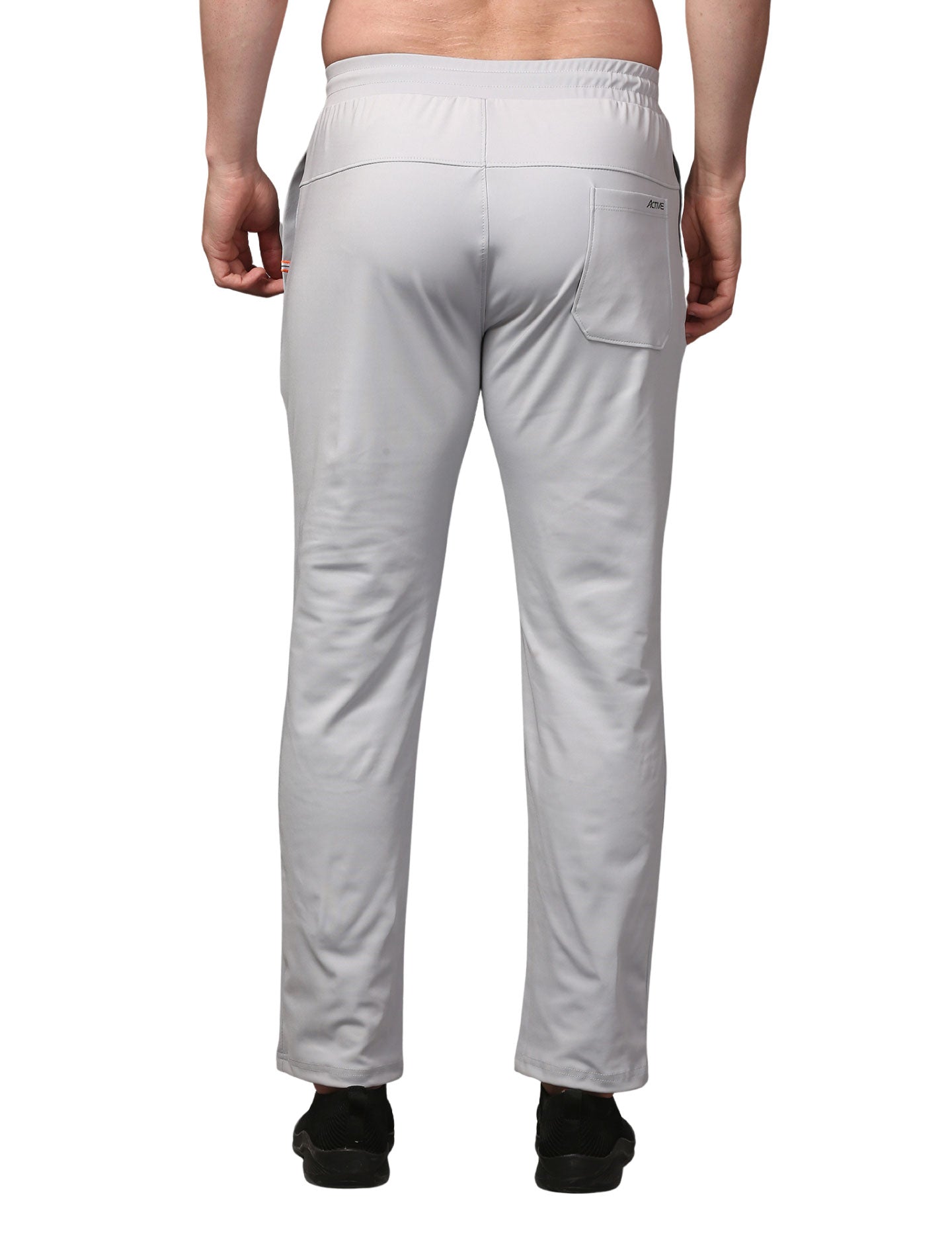 Men's Track Pants Joggers Zipper Gen Z Casual, Sports Gym Activities Light Grey