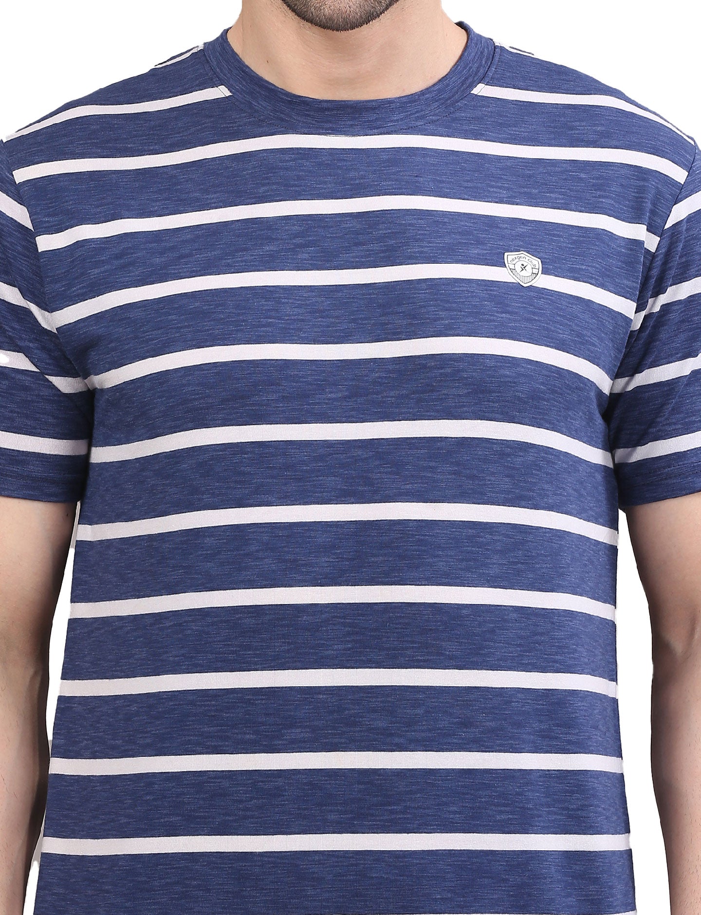 Men's Striped Crew Neck T-Shirt