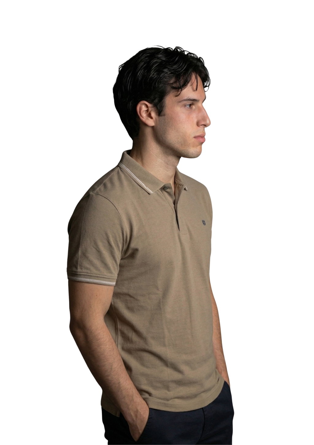 Signature beige polo