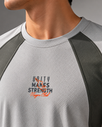 Men's Sports Cord Set – Unity Makes Strength | Light Grey & Charcoal