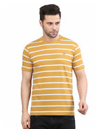 Men's Striped Crew Neck T-Shirt