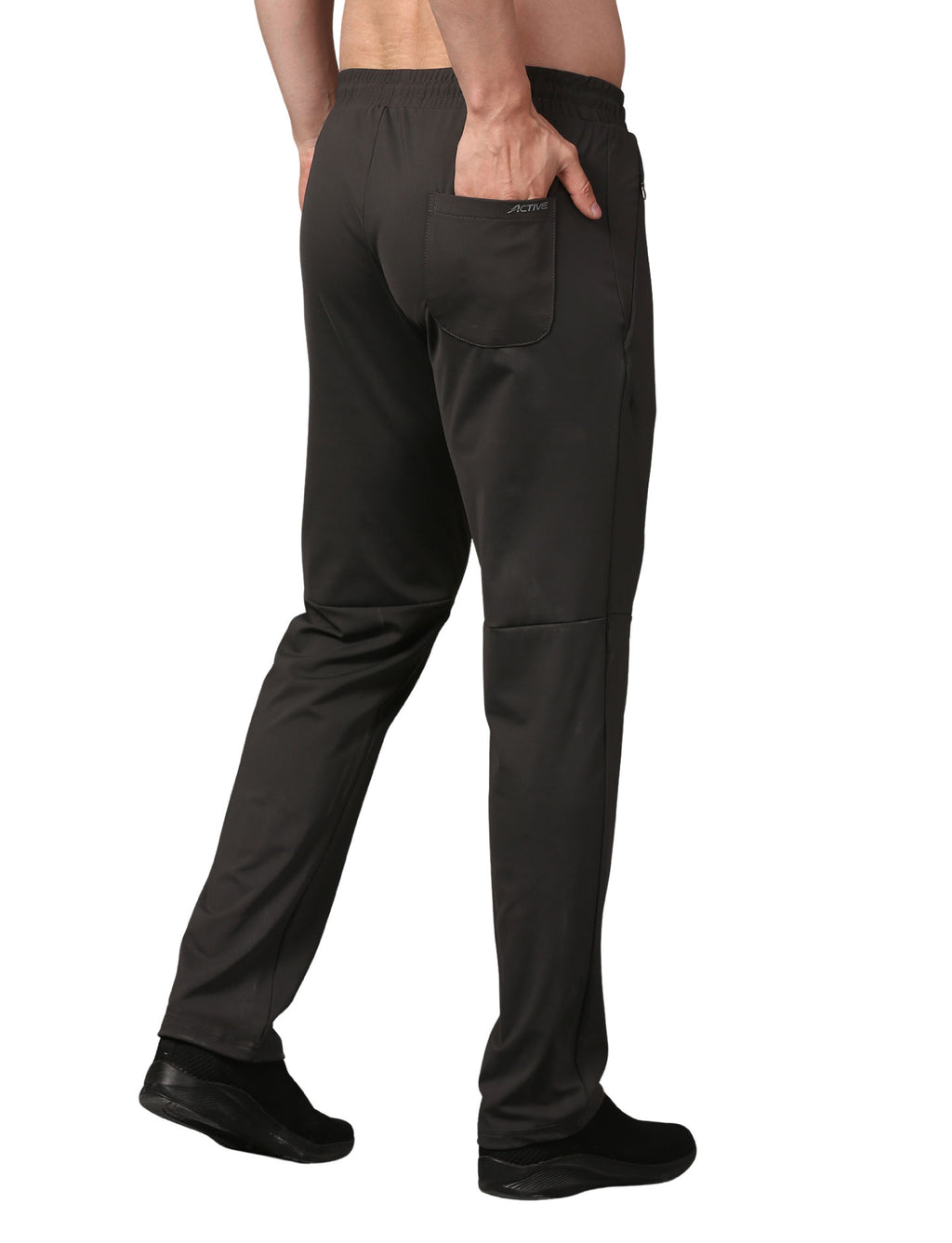 Men's Track Pants Joggers Casual Sports Gym Outdoor Activities Pach Pocket Olive Grey