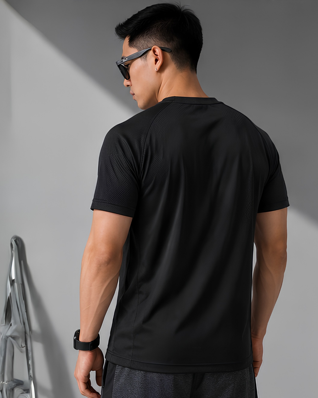 Men's Sports Co-ord Set – RUN Performance | Black & Charcoal