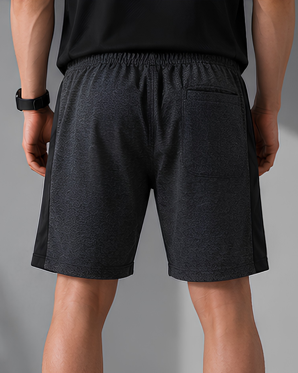 Men's Sports Co-ord Set – RUN Performance | Black & Charcoal