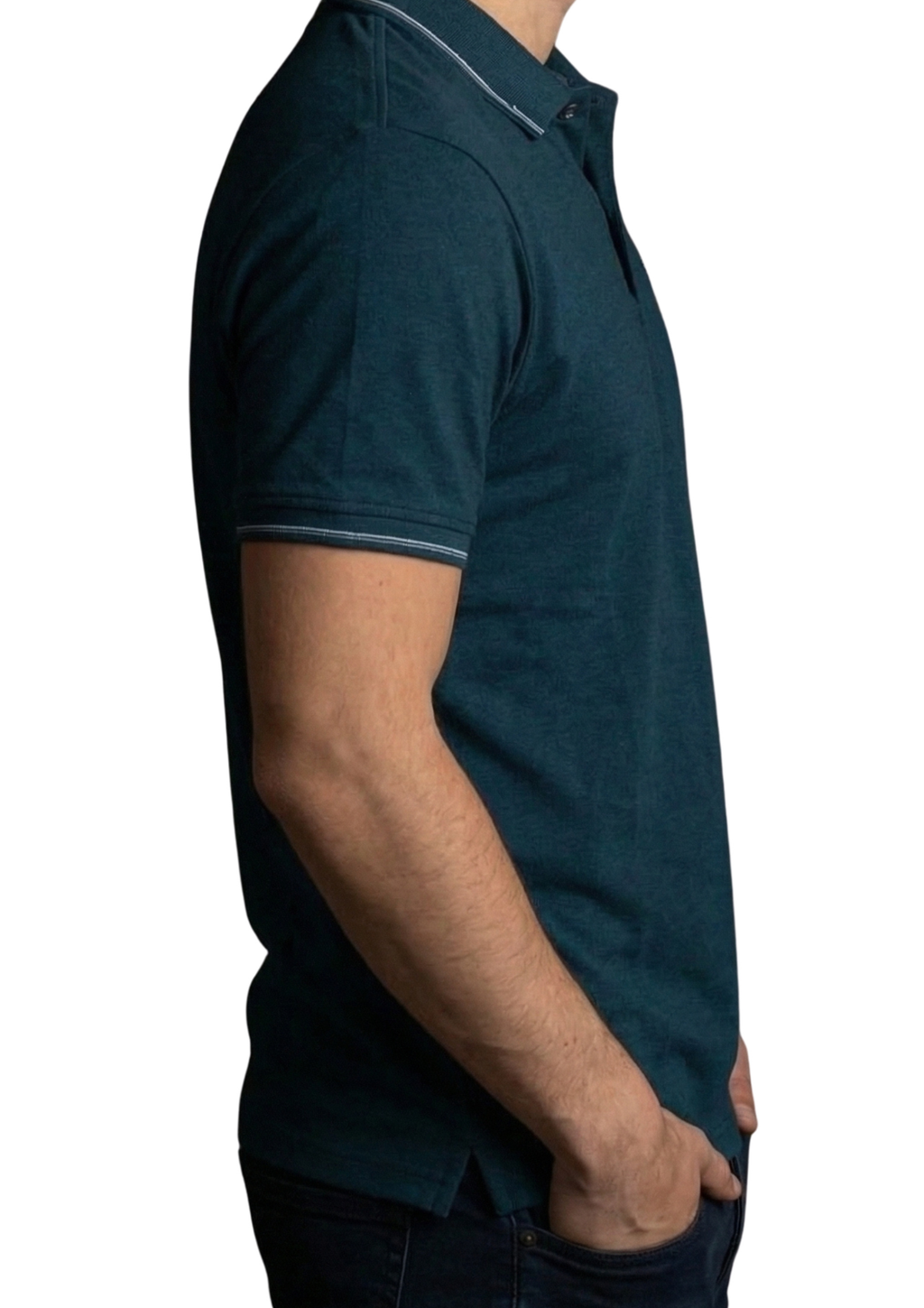 Signature teal polo