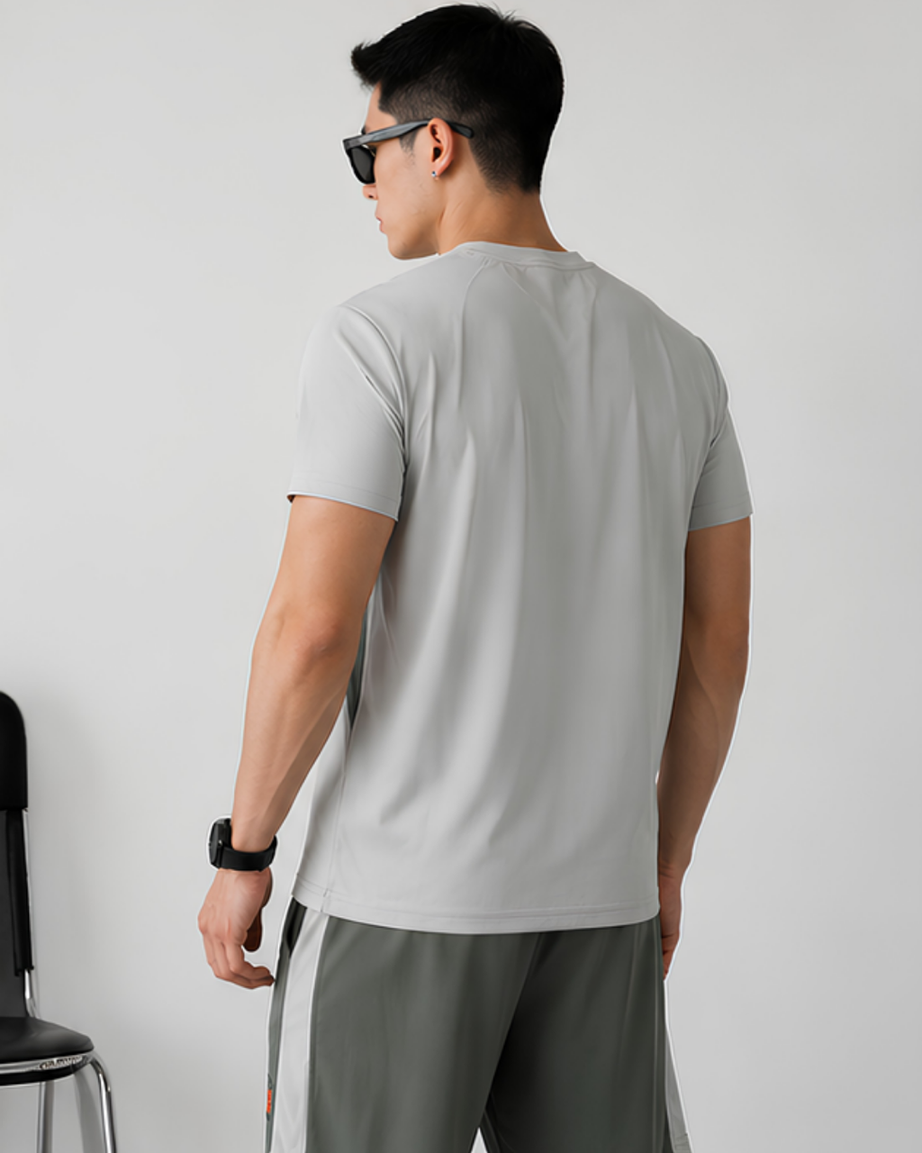 Men's Sports Co-ord Set – Unity Makes Strength | Light Grey & Charcoal