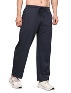 Men's Track Pants Solid Slim Fit Navy