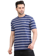 Men's Striped Crew Neck T-Shirt