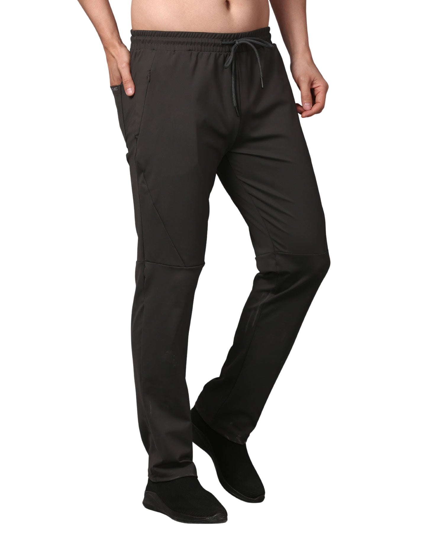 Men's Track Pants Joggers Casual Sports Gym Outdoor Activities Pach Pocket Olive Grey