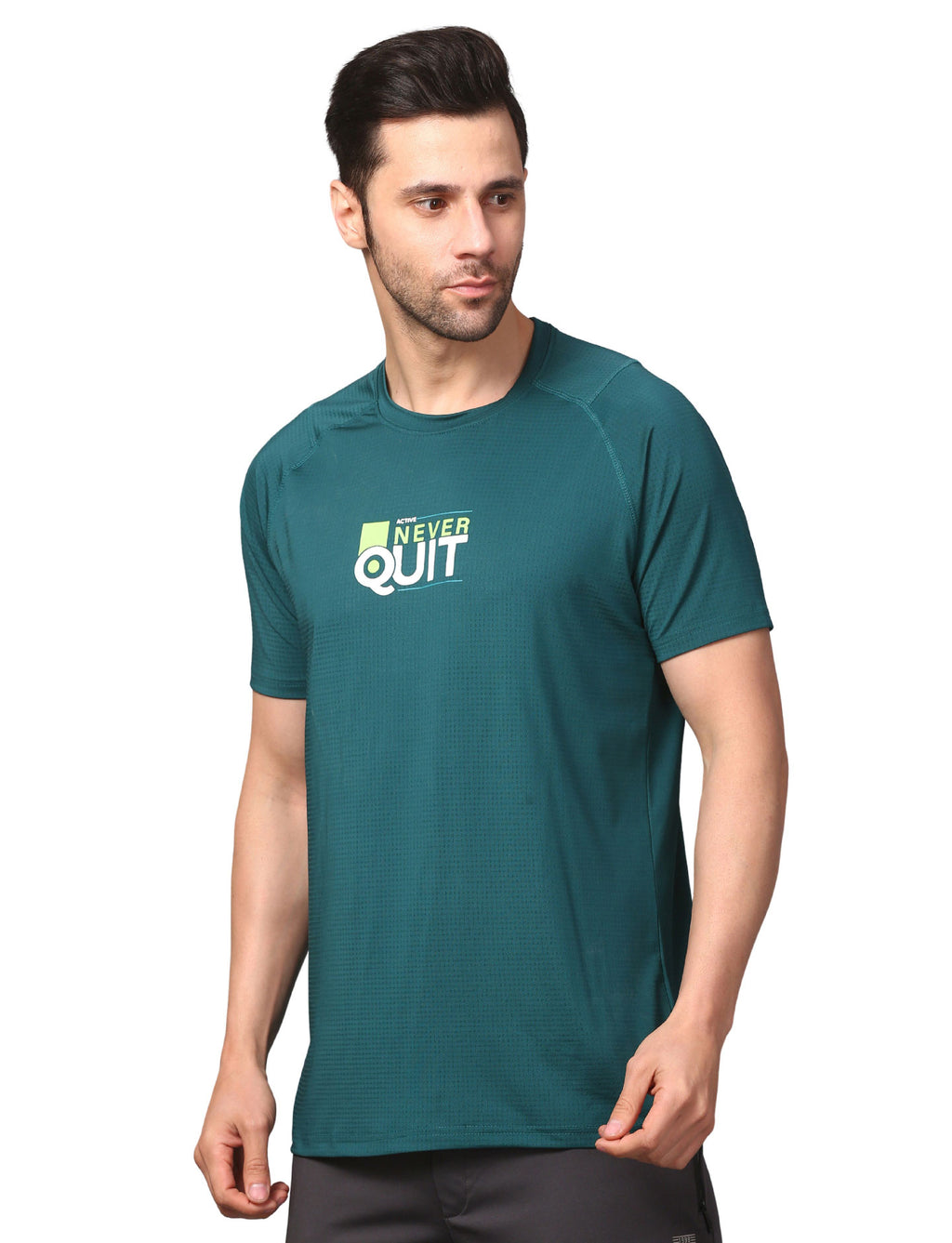 Men's Everyday Round Neck T-Shirt – Teal Green