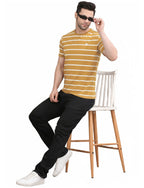 Men's Striped Crew Neck T-Shirt
