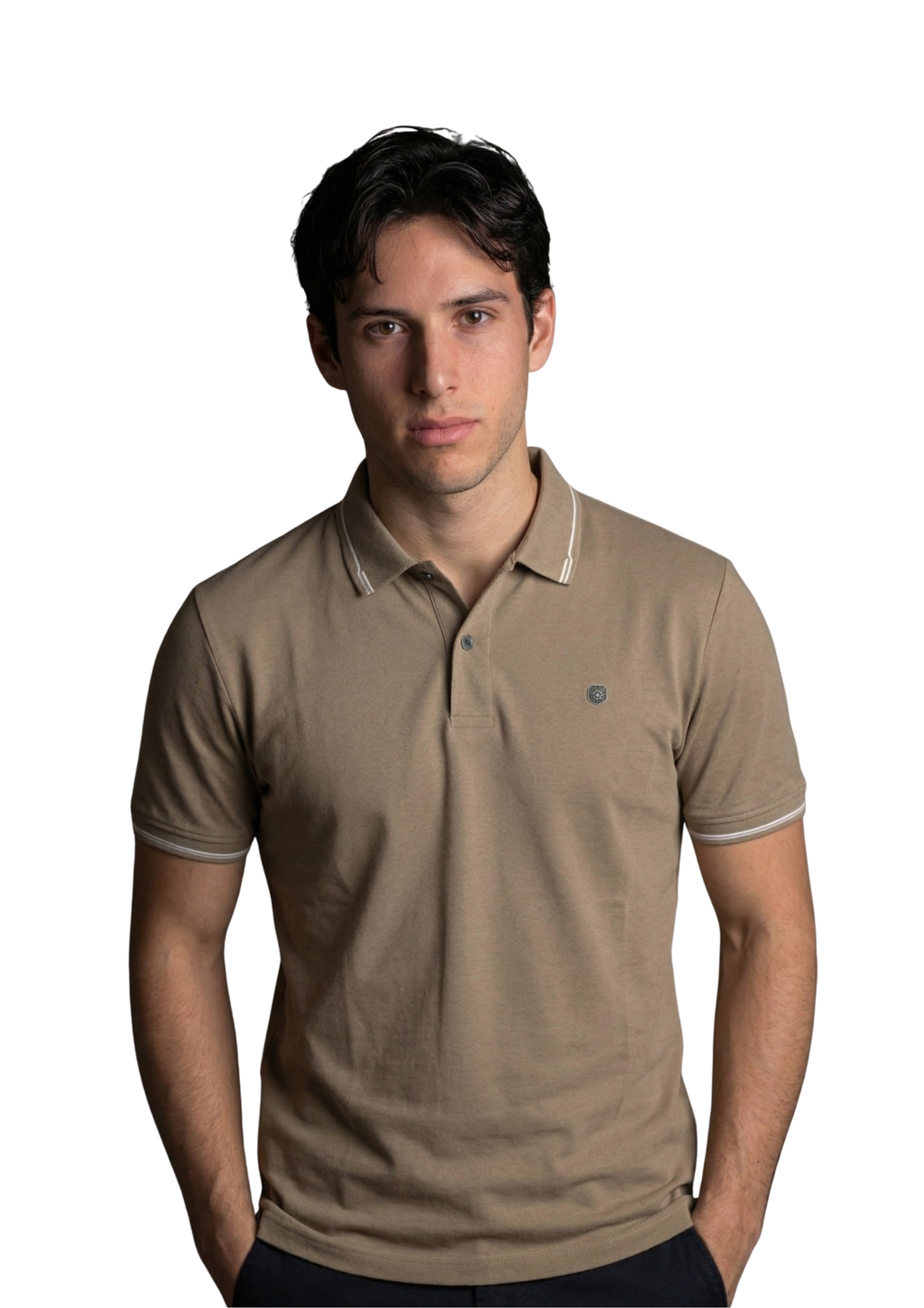 Signature beige polo