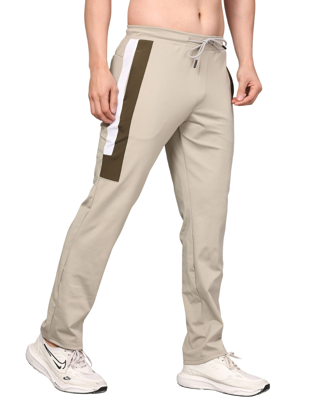 Men's Track Pants Smart Fit Joggers with Side 2 with Back 1 Pockets Active Agate Grey
