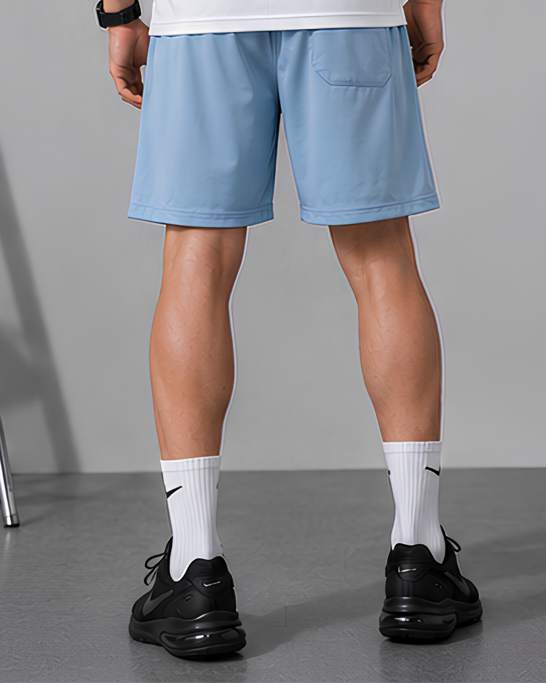 Men's Sports Cord Set – WrkOut Strong | White & Sky Blue