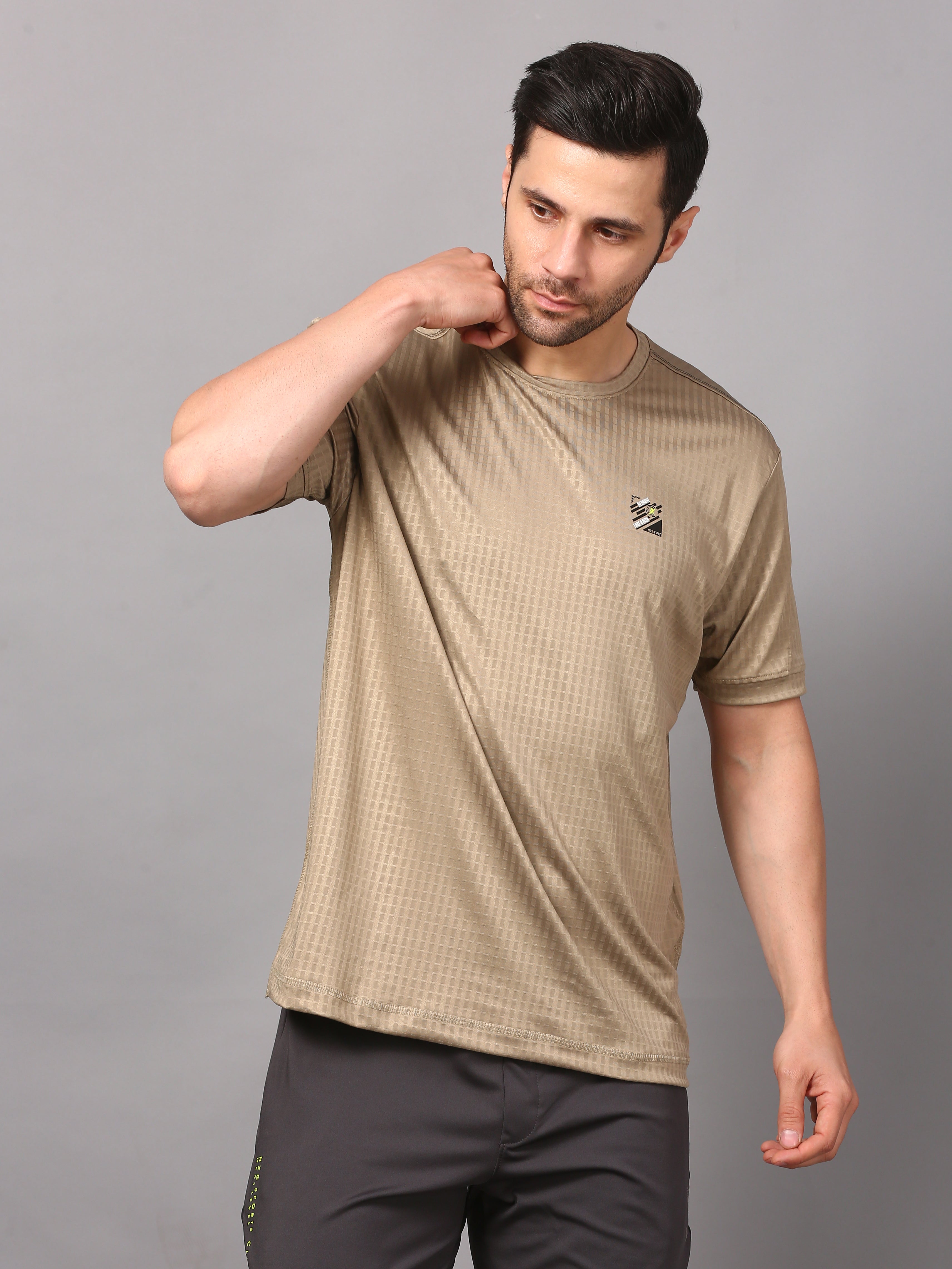 Men's Essential Soft Round Neck Plain T-Shirt