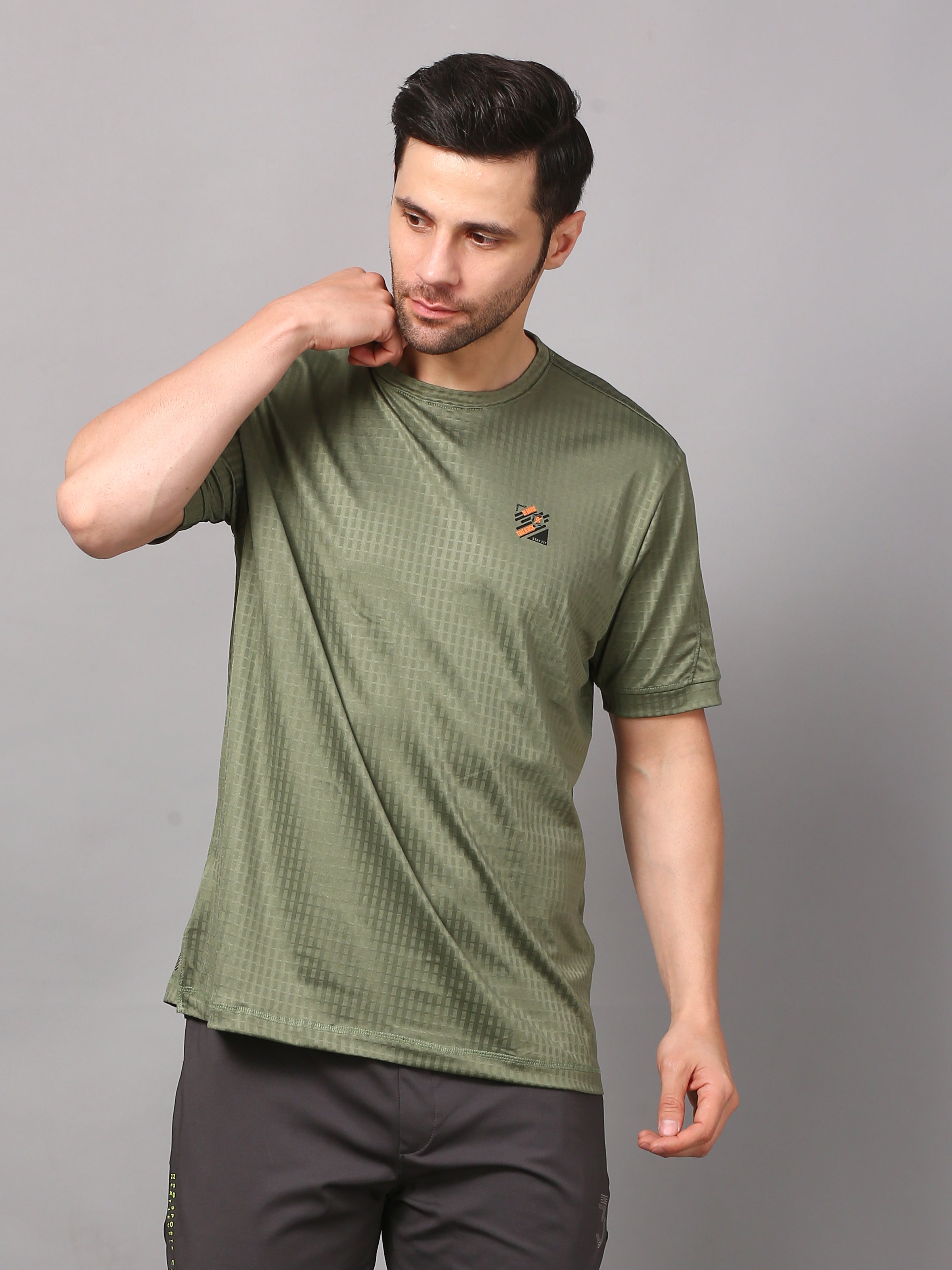 Men's Essential Soft Round Neck Plain T-Shirt