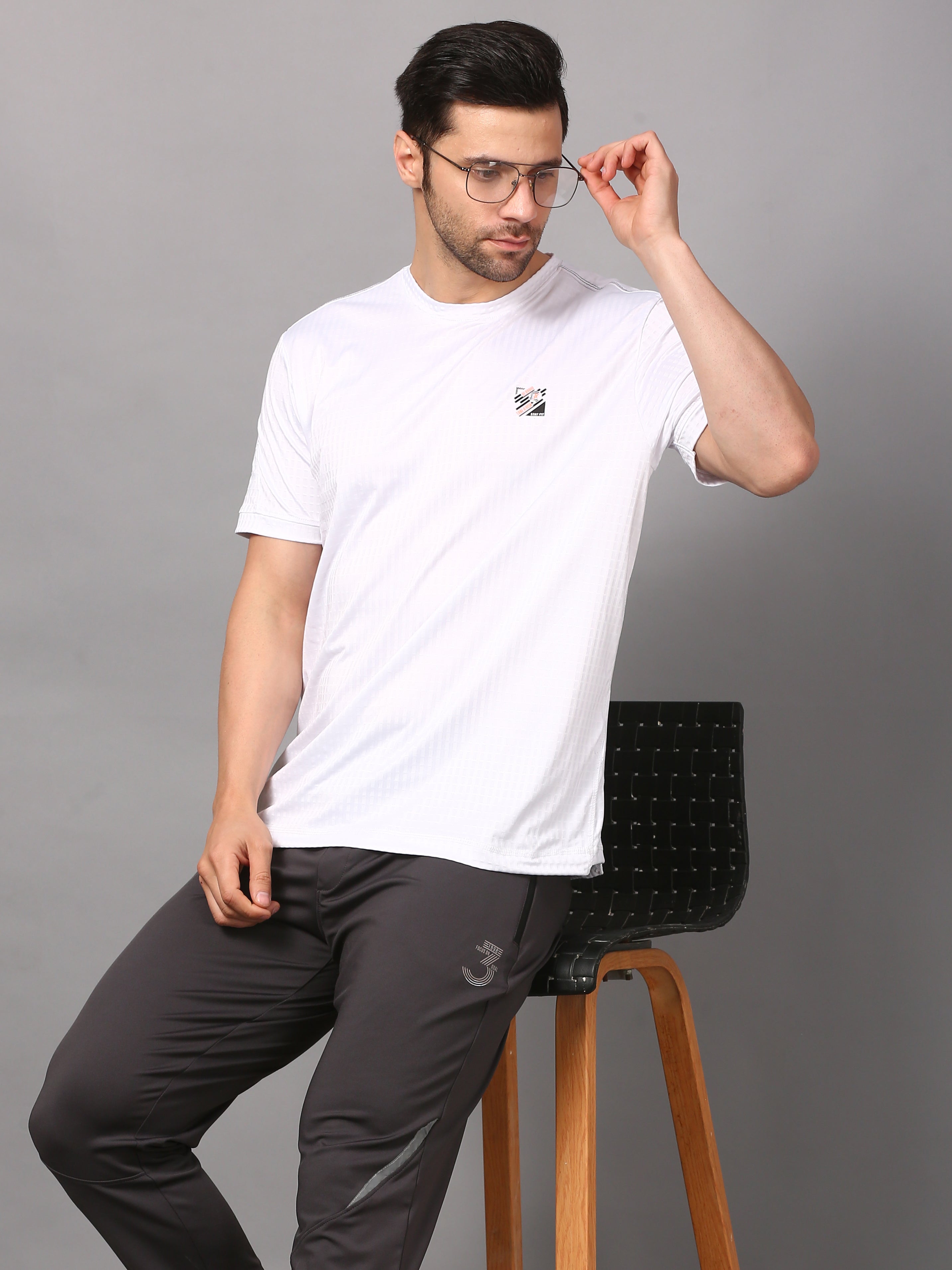 Men's Essential Soft Round Neck Plain T-Shirt