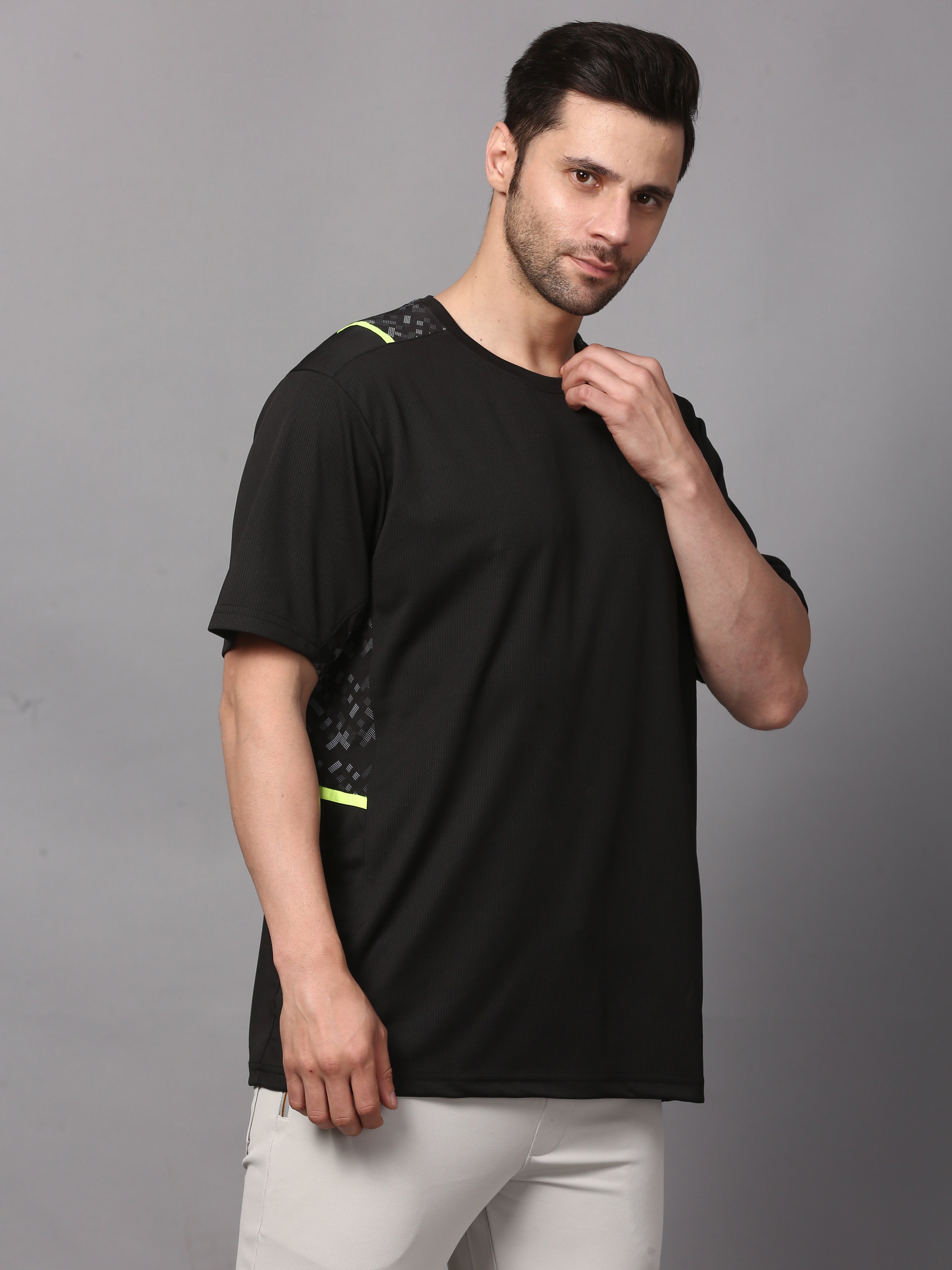 Men's Basic Tee Round Neck T-Shirt