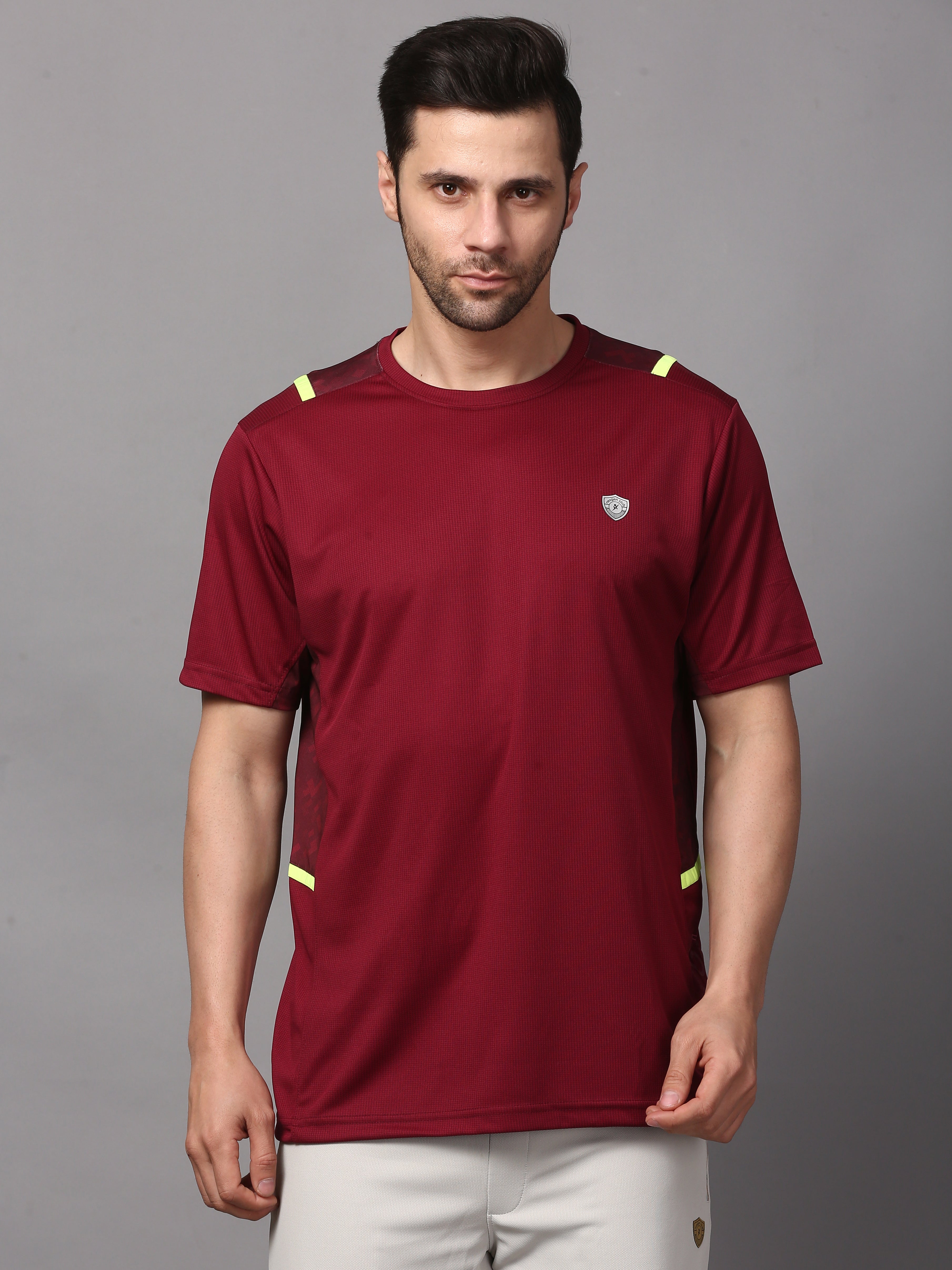 Men's Basic Tee Round Neck T-Shirt