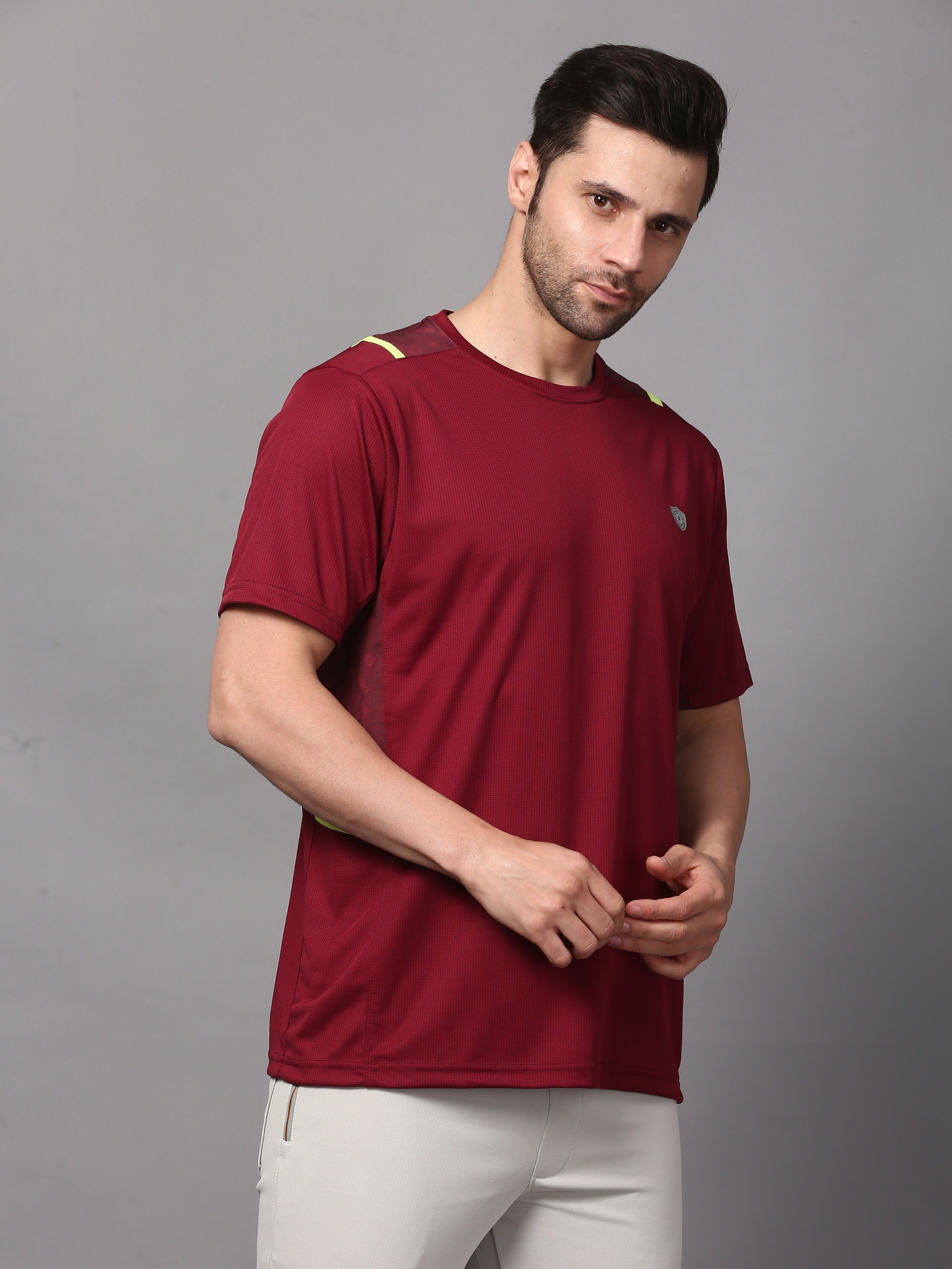 Men's Basic Tee Round Neck T-Shirt