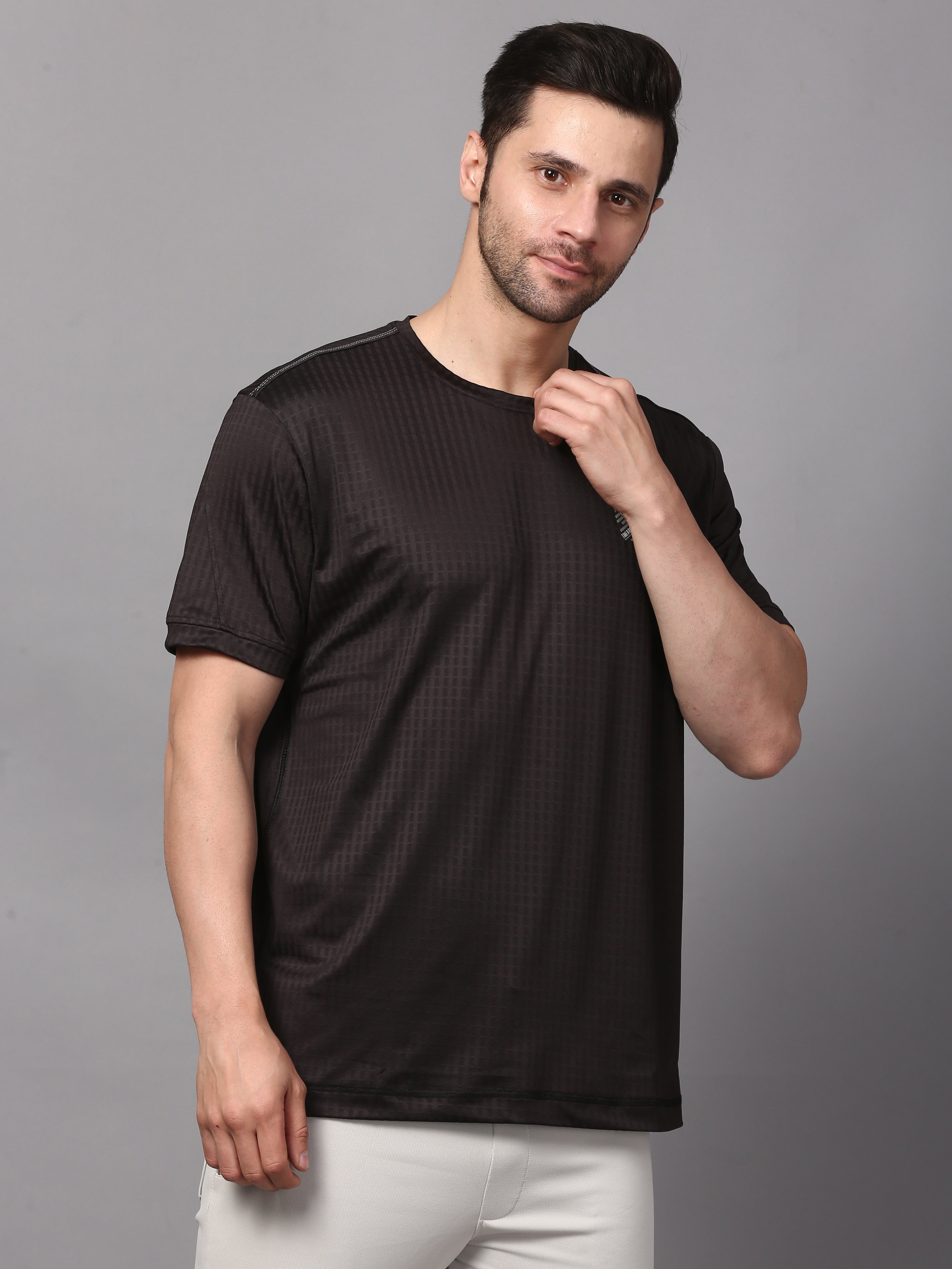Men's Essential Soft Round Neck Plain T-Shirt